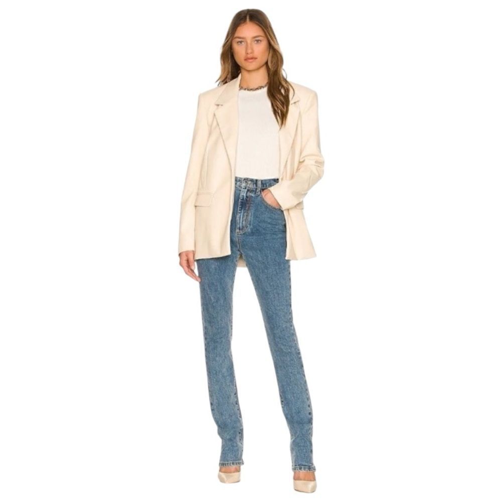 NWT We Wore What Stacked Skinny Jeans in Spring st. 
Size 24